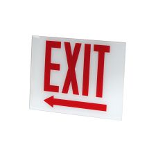 C-Lite Glass Panel For C-EE-A-CHI Series | Exit Signs | Left Arrow