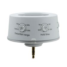 HD09VR Series Microwave Motion Sensor | Maximum Mounting Height 49-feet | White