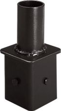 e-conolight 4-inch Square Pole Mount with 2-3/8-inch O.D. Tenon | Dark Bronze