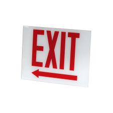 C-Lite Glass Panel for C-EE-A-CHI Series Exit Signs | Left Arrow
