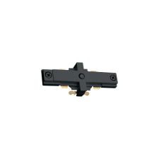 Mini Straight Connector for 2-Circuit Track | Black