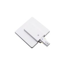Outlet Box Feed for 1-Circuit Track | White