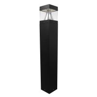 C-Lite Square LED Bollard CCT & Wattage Selectable C-BD-A-BP Series Up to 3000 Lumens Black