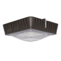 C-Lite Quick Connect LED Canopy Light | C-CP-B-BRQ-SCCT Series | Up to 7700 Lumens | CCT &amp; Wattage Selectable | Dark Bronze