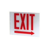 C-Lite Glass Panel for C-EE-A-CHI Series | Exit Sign | Right Arrow