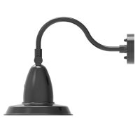 C-Lite LED Gooseneck Light w/ 11-inch Straight Shroud Side View