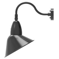 C-Lite LED Gooseneck Light w/ 14-inch Angled Shroud Side View