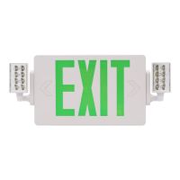 ECL2 Green Forward WEB - LED Exit Light