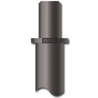 Round Tapered Steel Light Pole | 25-foot | Dark Bronze