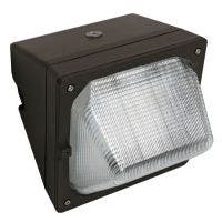 NaturaLED® Traditional Style LED Wall Pack w/ Button Photocell | LED-FXTWP Series | 4189 Lumens | 4000K-5000K | Medium Bronze