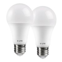 C-Lite LED A19 Lamp | C-A19-A Series | 11W | 2700K | Non-Dimmable | 2-Pack