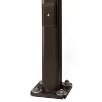 6-inch | 35-foot Square Steel Light Pole | Dark Bronze