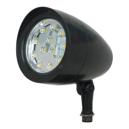 C-Lite LED Bullet Light | 75° Distribution (Wide Beam) LED Flood Light | C-FL-B-RD Series | 5000 Lumens | 4000K or 5000K | Dark