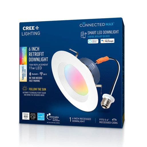 Cree led recessed lighting sales 6 inch