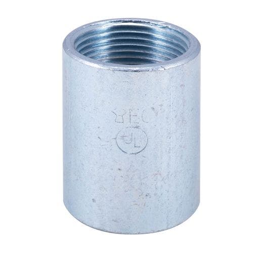 50-Pack Galvanized Steel Couplings for Rigid Conduit and IMC 3/4 in 