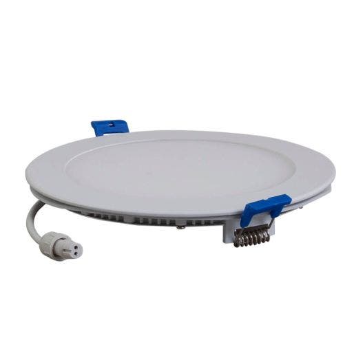 NICOR 6 inch Recessed Edge Lit Downlight DLE6 Series 2700K Round White