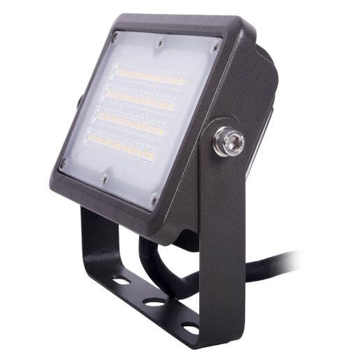 Yoke mount flood light top