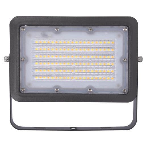 NaturaLED LED Flood Light w Yoke Mount Built In Photocell LED FXFDL Series 4100 Lumens CCT Selectable Bronze