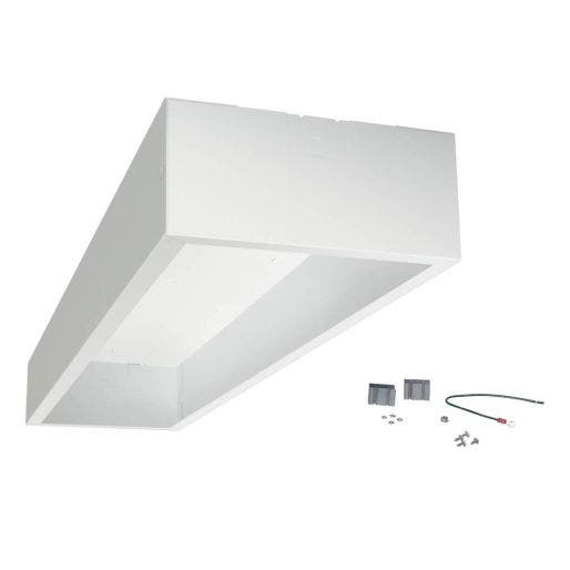 2x4 led light shop fixture surface mount