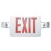 C-Lite LED Exit &amp; Emergency Light Combo with Battery Backup | Red Letters | white
