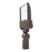 GKOLED® LED Area Light w/ 2-inch Adjustable Slip Fitter 120-277V Type 3 GKOALG5 Series 14,100 Lumens 100W 4000K Dark Bronze