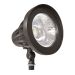 GKOLED LED Bullet Light / Narrow LED Flood Light 20° Beam Angle GKOFR Series 2500 Lumens 4000K Dark Bronze