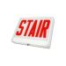 C-Lite LED Stair Sign | C-EE-A-CHI Series | Single Face Steel | Battery Backup | White