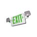 C-Lite LED Exit &amp; Emergency Combo | Single or Double Face | Green Letters | Battery Backup | High Lumen | White