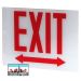 Glass Panel for E-X1X Series Exit Signs | Double Arrow