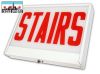 LED Stairs Sign | E-X1X Series | Single Face Steel | AC only | White