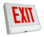 C-Lite LED Exit Sign | C-EE-A-CHI Series | Double Face Steel | Battery Backup | White