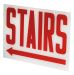 Glass Panel for E-X1X Series Stairs Signs | Left Arrow