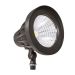 GKOLED LED Bullet Light / Narrow LED Flood Light 20° Beam Angle GKOFR Series 2500 Lumens 4000K Dark Bronze