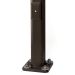 6-inch | 30-foot Square Steel Light Pole | Dark Bronze