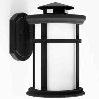 NaturaLED® 1050 Lumens FXDWSL Series LED Porch Light 10.5W 4000K 120v Black