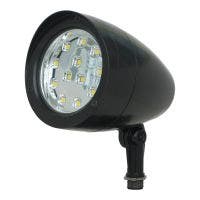 C-Lite LED Bullet Light Wide LED Flood Light C-FL-B-RD Series 5000 Lumens 4000K Dark Bronze