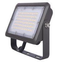 NaturaLED® LED Flood Light w/ Yoke Mount & Built-In Photocell Side View