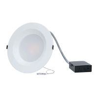 NaturaLED® Up to 2700 Lumens CRL Series 10-inch LED Downlight Up to 30W CCT & Wattage Selectable 120v - 277v White