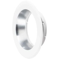 Cree Lighting® | 6-inch White Anodized Flange Trim | For use with LR6X Series Only | White