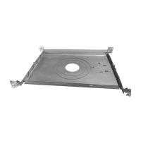 NaturaLED® CRL Series Universal Round Pre-Mounting Plate Silver