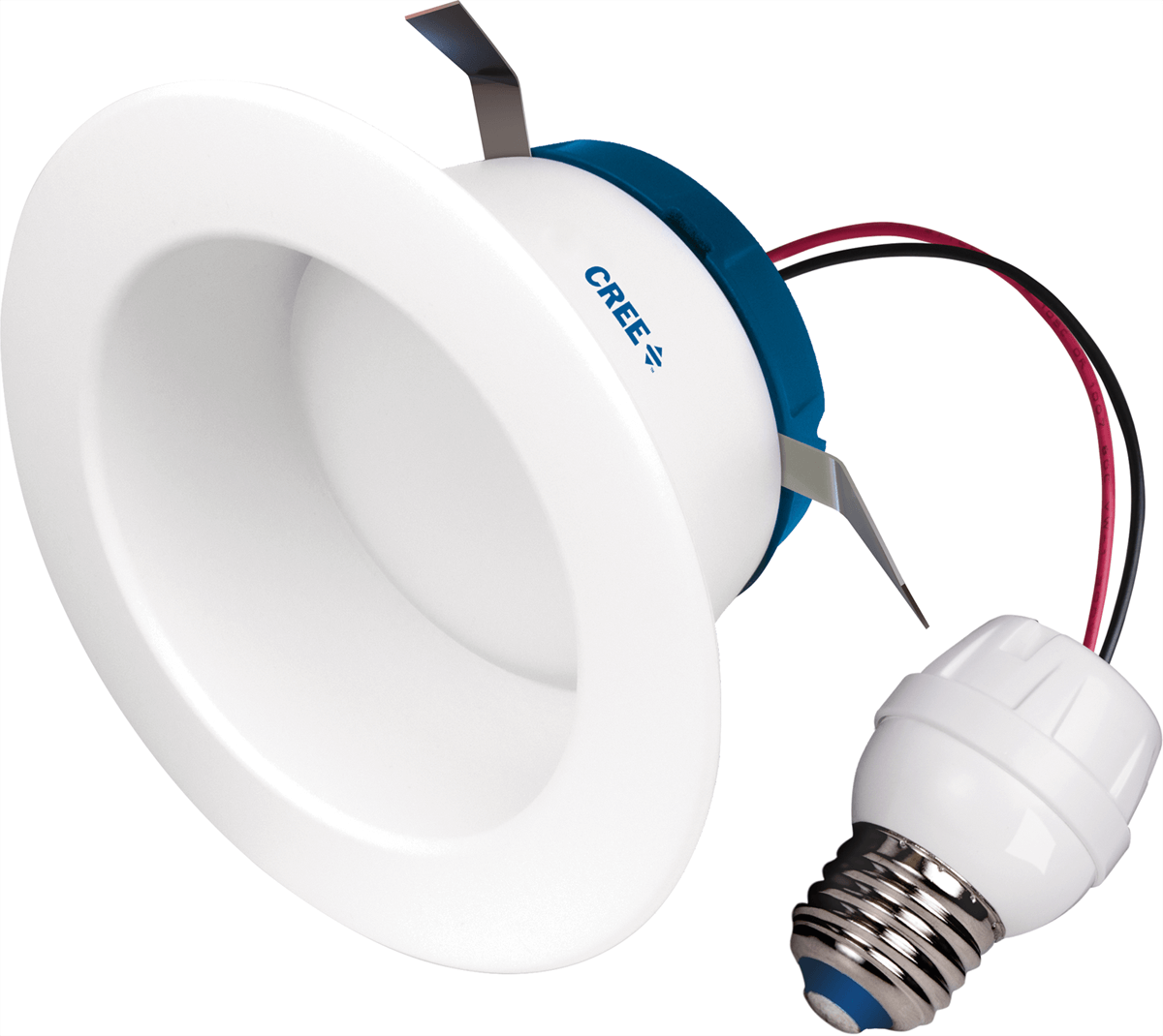 Cree Lighting® LED 4-inch Retrofit Downlight | SRDL4 Series | Dimmable |  2700K | White, image size:1200x1070