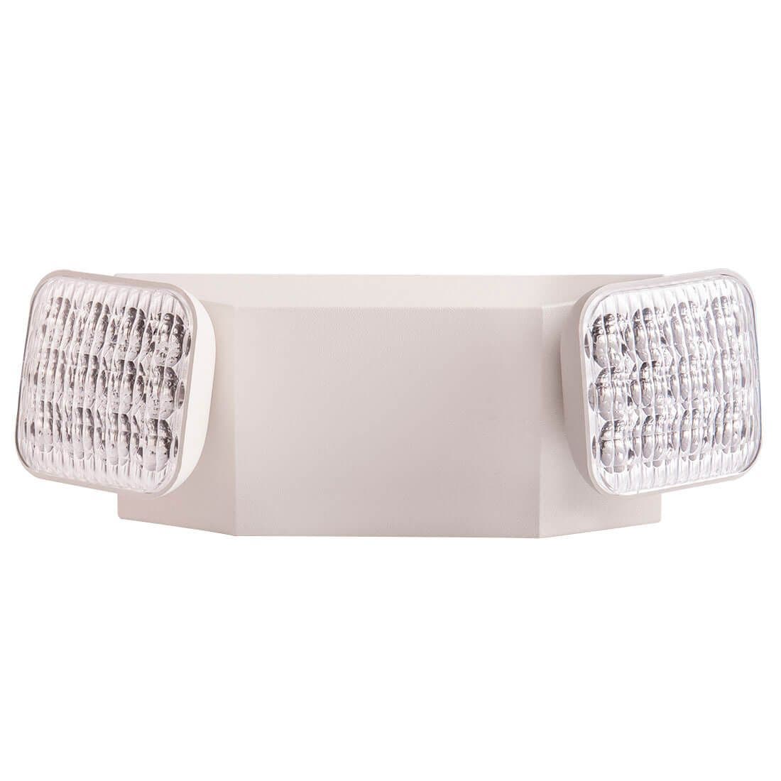PE2EU Collection 1-Watt White Integrated LED Emergency Light
