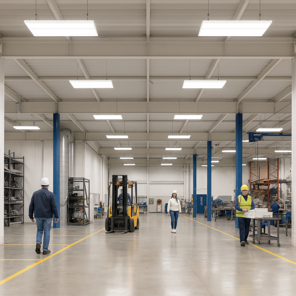 High Bays in a Warehouse
