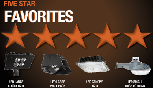 5-star LED favorites