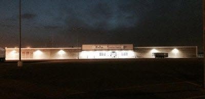 LED canopies at Bentley's Auction in Amarillo, TX