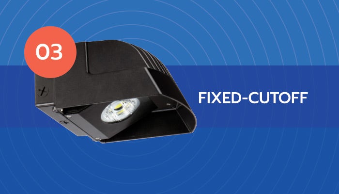 fixed cut-off LED wall pack