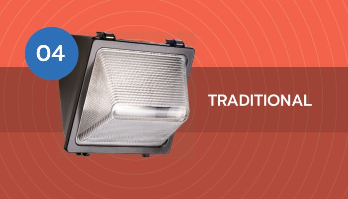 traditional LED wall pack light